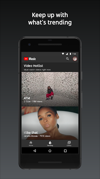 youtube music para android